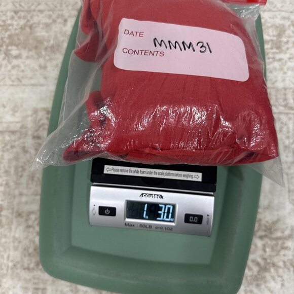 Coldwater Creek Dress Womens 10 Red Linen Rayon Button Front Sleeveless A-Line - Picture 8 of 8